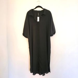 NWT Lane Bryant Sheer Black Cover Up - Size 22/24